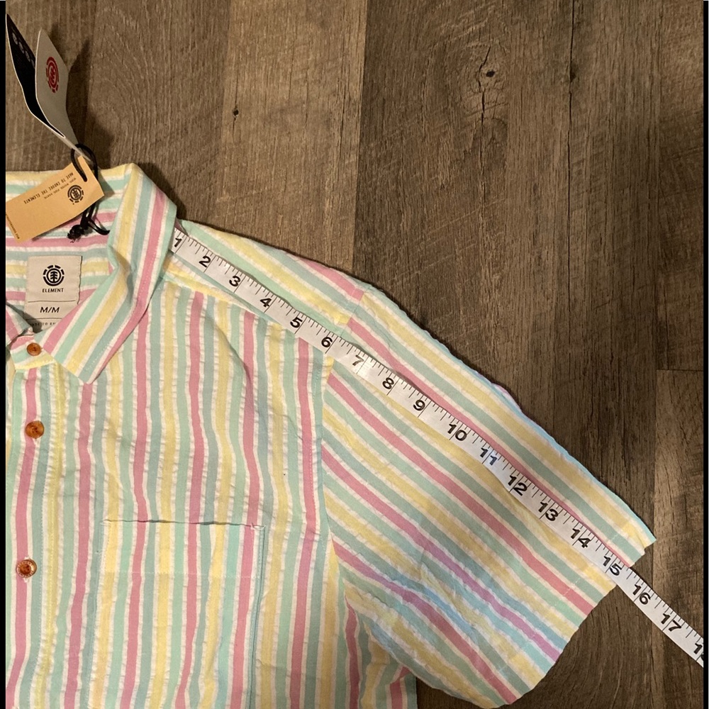 🆕👔ELEMENT SEARSUCKER COTTON SHIRT👔🆕 - Picture 12 of 16